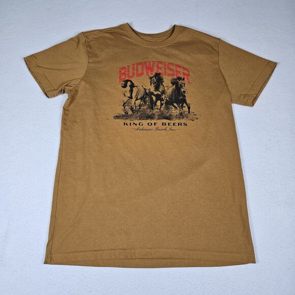 Budweiser Clydesdale Graphic T-shirt Western Beer Classic Adult Size M Unisex - Picture 1 of 9